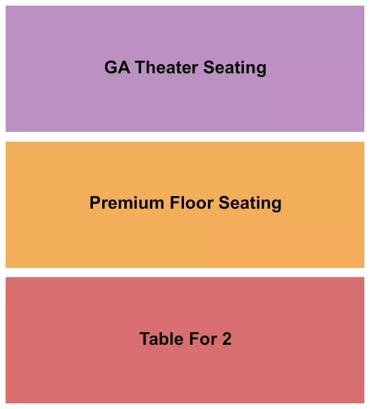seating chart for Crescent Theater - Mobile - GA/Table/Premium - eventticketscenter.com