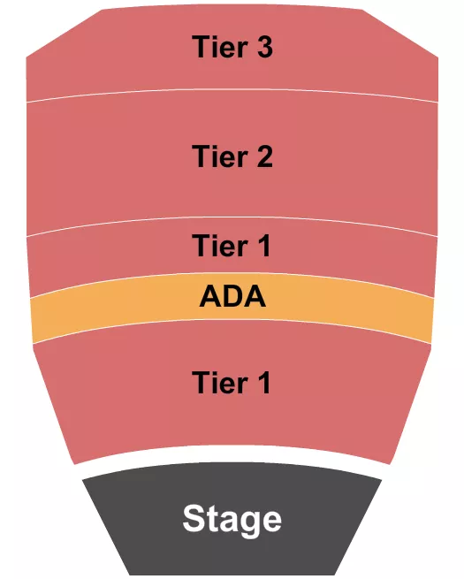 seating chart for Crest Theatre - Sacramento - GA Tiered - eventticketscenter.com