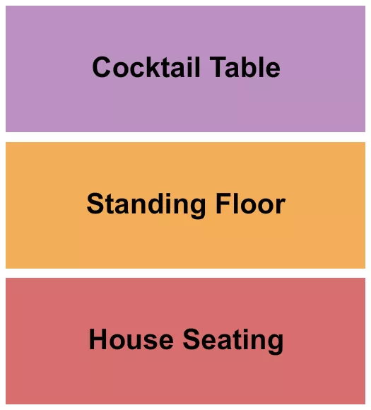 seating chart for Crested Butte Center For The Arts - House/Standing/Tables - eventticketscenter.com