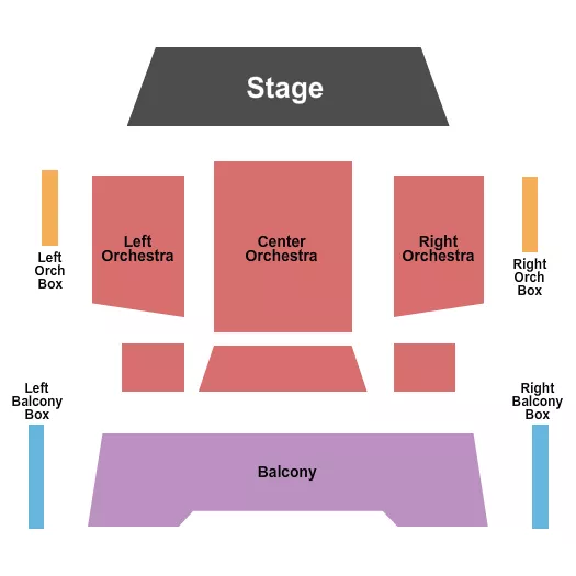 seating chart for Crickets Theater At the Buddy Holly Hall - End Stage - eventticketscenter.com