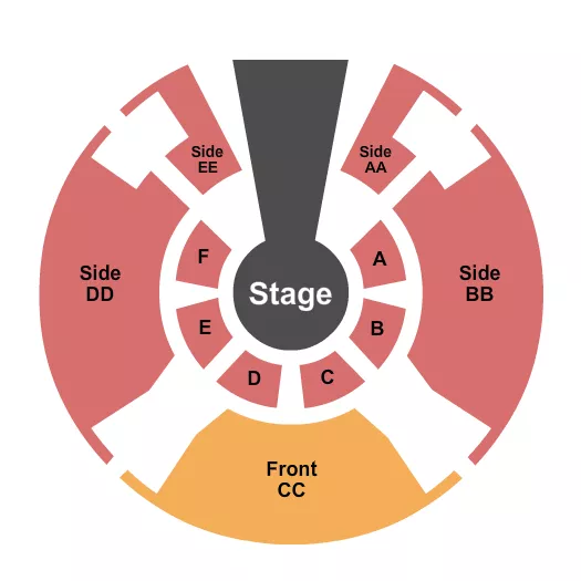 seating chart for Cross Country Center Mall - Flip Circus - eventticketscenter.com