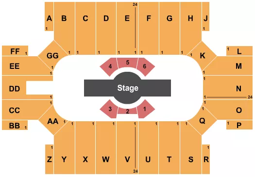 seating chart for Cross Insurance Arena - Cirque du Soleil - eventticketscenter.com