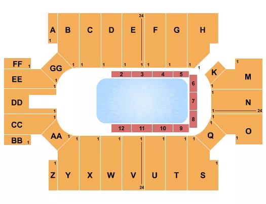 seating chart for Cross Insurance Arena - Disney On Ice - eventticketscenter.com