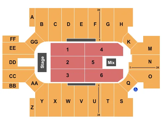 seating chart for Cross Insurance Arena - Kevin Hart - eventticketscenter.com
