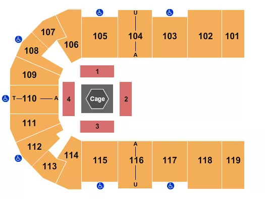 seating chart for Cross Insurance Center - MMA - eventticketscenter.com