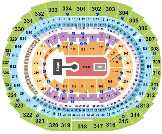 seating chart for Crypto.com Arena - Don Tolliver - eventticketscenter.com