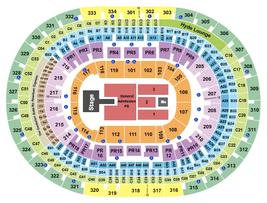 Breakdown Of The Amalie Arena Seating Chart