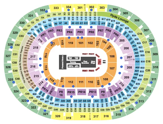 seating chart for Crypto.com Arena - Gold Over America Tour - eventticketscenter.com