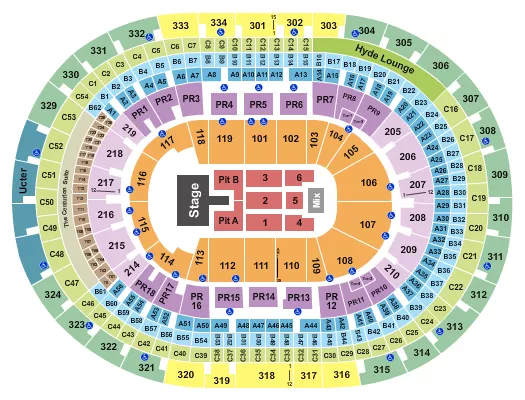 seating chart for Crypto.com Arena - Brent Faiyaz - eventticketscenter.com