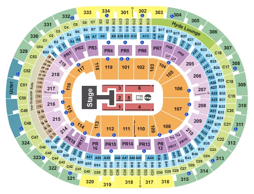 seating chart for Crypto.com Arena - Disney Descendants - eventticketscenter.com