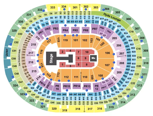seating chart for Crypto.com Arena - Katseye - eventticketscenter.com