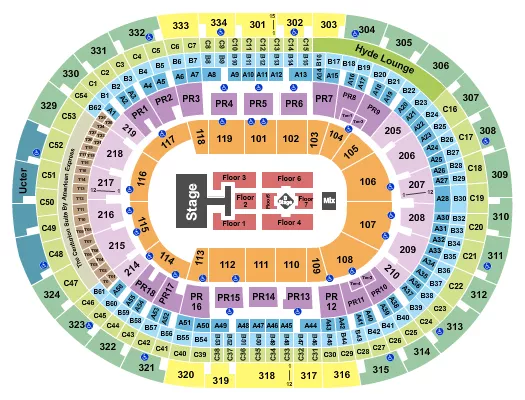 seating chart for Crypto.com Arena - Kylie Minogue - eventticketscenter.com