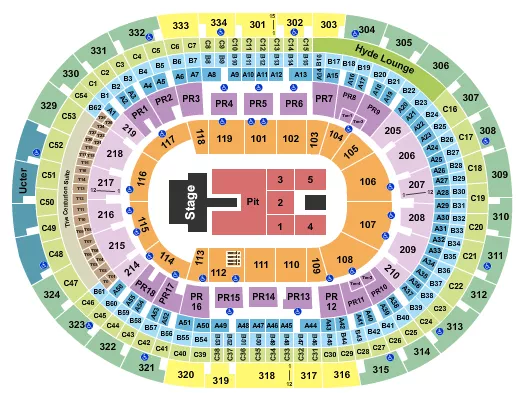 seating chart for Crypto.com Arena - Laufey - eventticketscenter.com