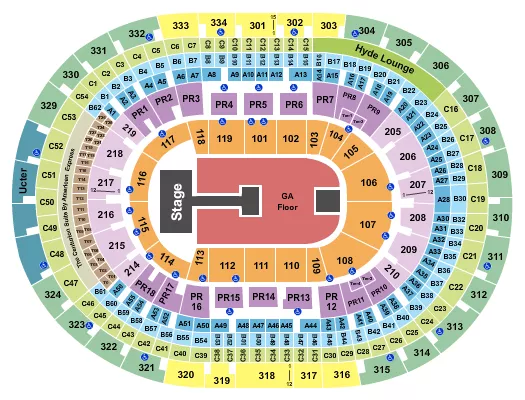 seating chart for Crypto.com Arena - NCT 127 - eventticketscenter.com