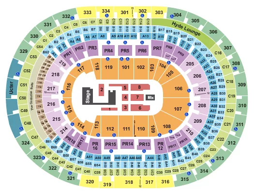 seating chart for Crypto.com Arena - XG - eventticketscenter.com