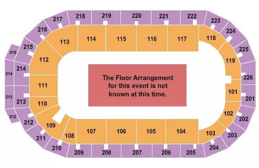 seating chart for Cure Insurance Arena - Generic Floor - eventticketscenter.com