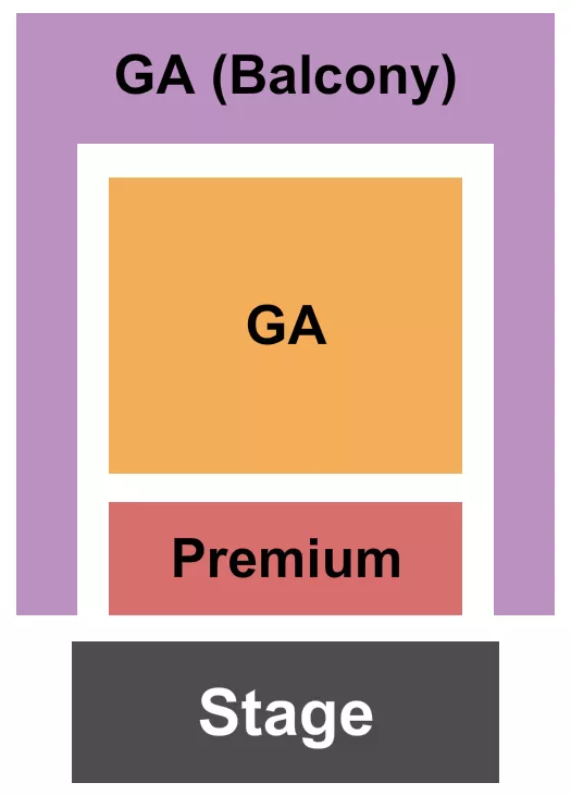 seating chart for Cutting Room - Jazz Room - eventticketscenter.com