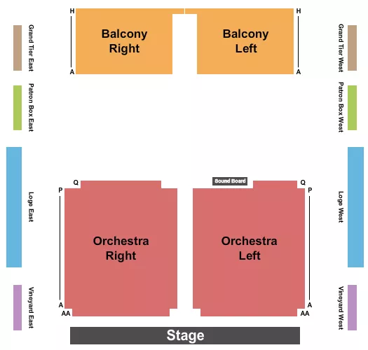 seating chart for Cypress Creek Face At Spring Creek Plaza - End Stage 2 - eventticketscenter.com