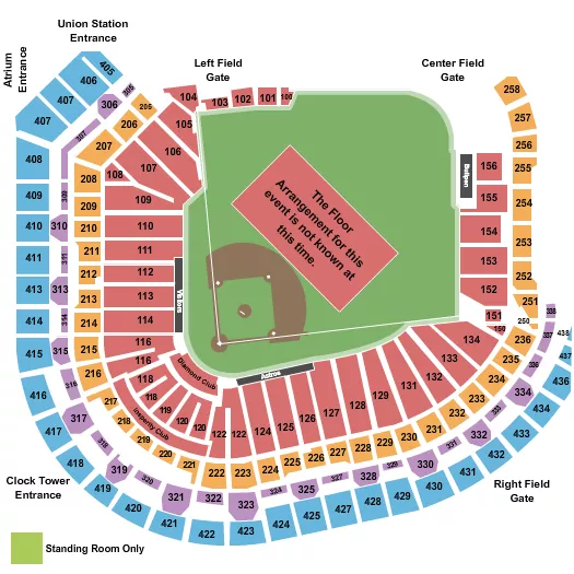 seating chart for Daikin Park - Generic Field - eventticketscenter.com