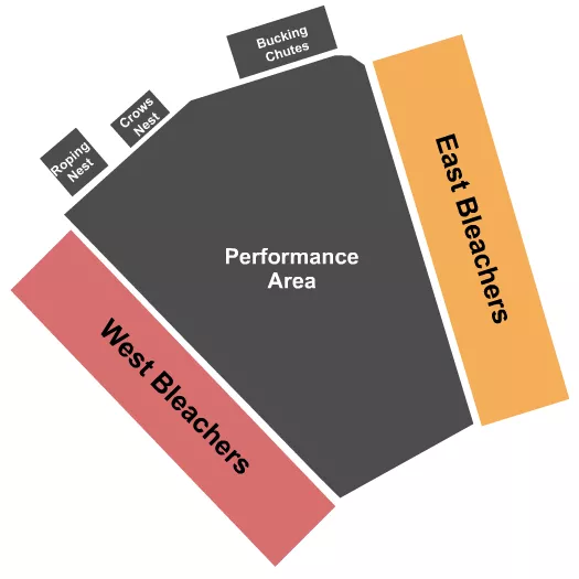 seating chart for Dale Pahlke Arena - Rodeo - eventticketscenter.com