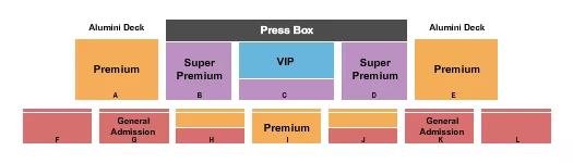 seating chart for Dalzell Field - DCI - eventticketscenter.com
