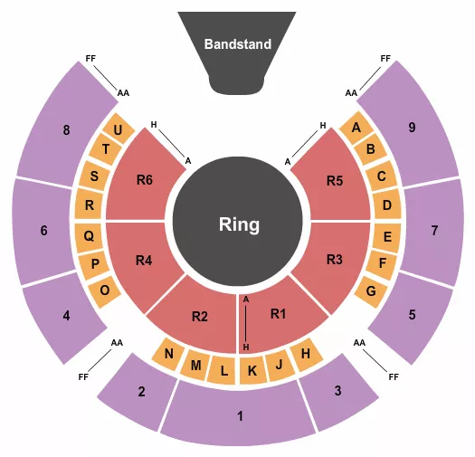 seating chart for Damrosch Park At Lincoln Center - Big Apple Circus - eventticketscenter.com