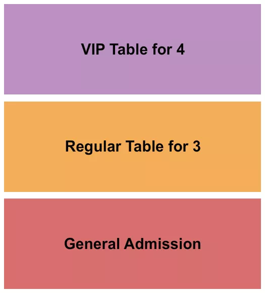 seating chart for Dante's Caffe Italiano - GA & Tables - eventticketscenter.com