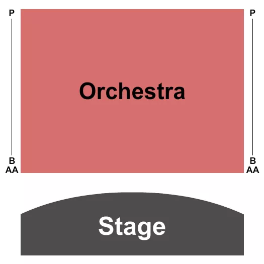 seating chart for Daryl Roth Theatre - Endstage 5 - eventticketscenter.com
