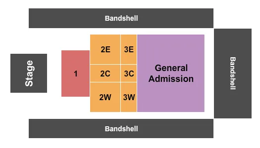 seating chart for Daytona Beach Oceanfront Bandshell - GA/Bandshell - eventticketscenter.com
