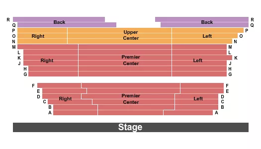 seating chart for Deb Fennell Auditorium - Endstage - eventticketscenter.com