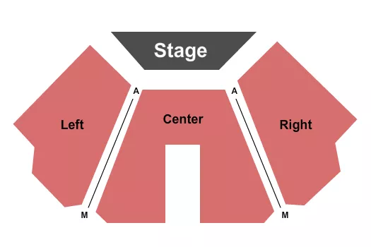 seating chart for Decatur Civic Center - End Stage - eventticketscenter.com