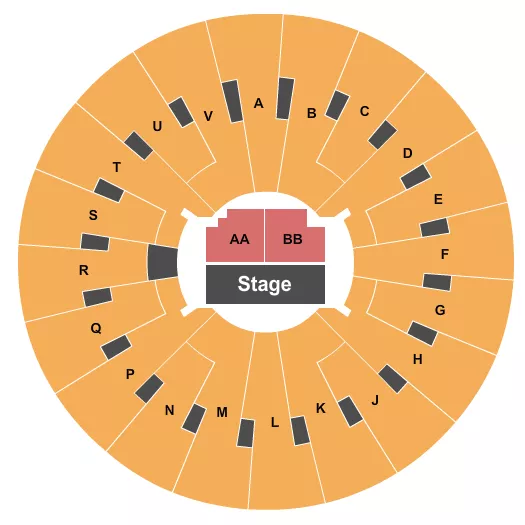 seating chart for Dee Events Center - End Stage - eventticketscenter.com