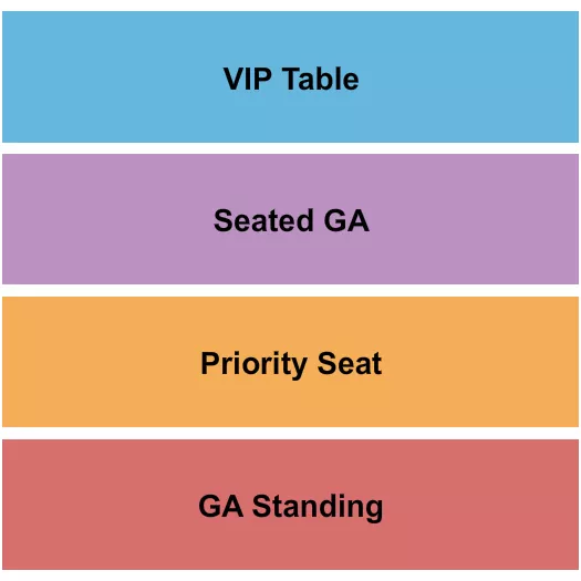 seating chart for Deep Ellum Art Co. - GA/GA Seated/Priority Seat/VIP - eventticketscenter.com