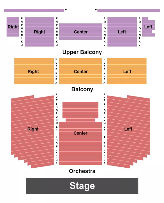 seating chart for Defiance Community Auditorium - Endstage - eventticketscenter.com