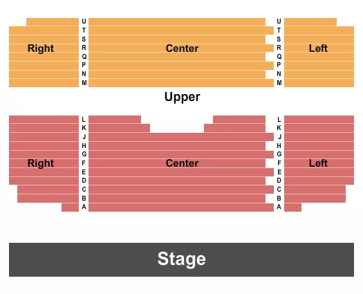 seating chart for Delano Performing Arts Center - Endstage - eventticketscenter.com