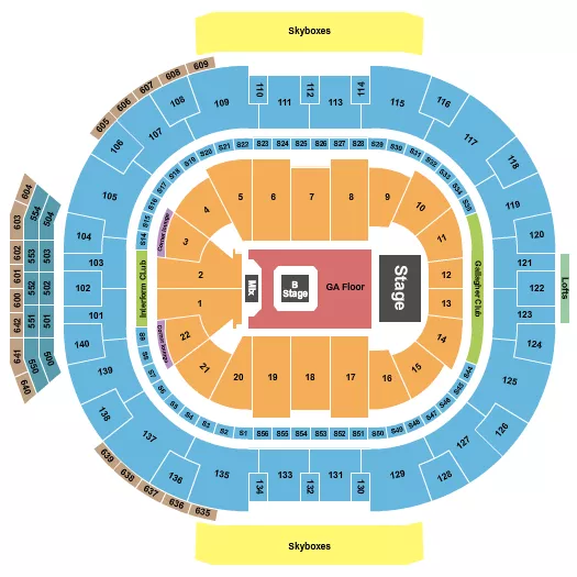 seating chart for Delta Center - Calvin Harris - eventticketscenter.com
