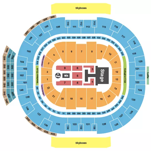 seating chart for Delta Center - Descendants - eventticketscenter.com