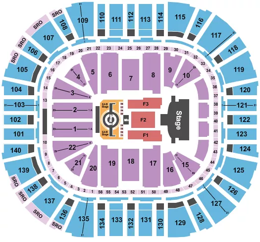 seating chart for Delta Center - Justin Timberlake - eventticketscenter.com