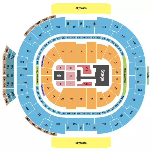 seating chart for Delta Center - Teddy Swims - eventticketscenter.com