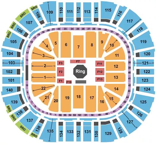 seating chart for Delta Center - UFC 2 - eventticketscenter.com