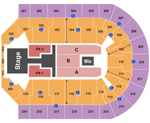 Denny Sanford Premier Center Tickets & Seating Chart - ETC