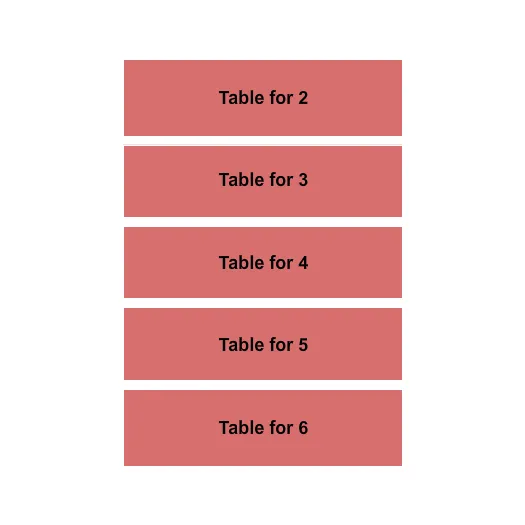 seating chart for Denver Comedy Lounge - Tables - eventticketscenter.com