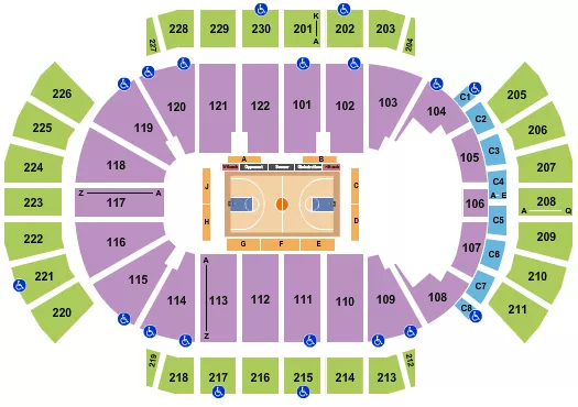 Seating Charts  Desert Diamond Arena