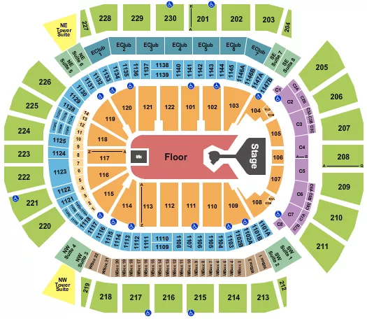 seating chart for Desert Diamond Arena - Don Toliver - eventticketscenter.com