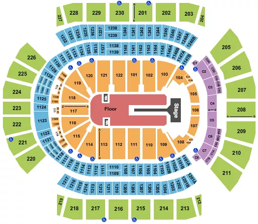 seating chart for Desert Diamond Arena - Florence and The Machine - eventticketscenter.com
