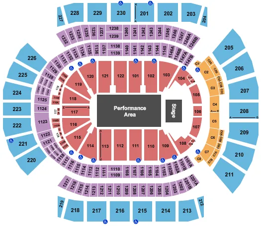 seating chart for Desert Diamond Arena - Pepe Aguilar - eventticketscenter.com