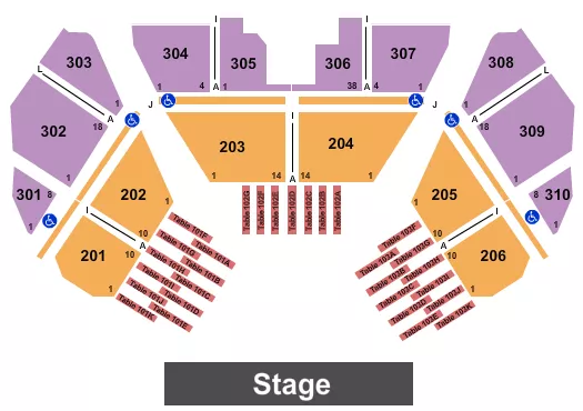 seating chart for Desert Diamond Casino - Sahuarita - Boxing - eventticketscenter.com