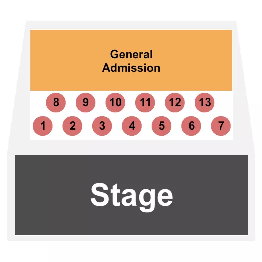 seating chart for Detroit Opera House - Rooftop - eventticketscenter.com