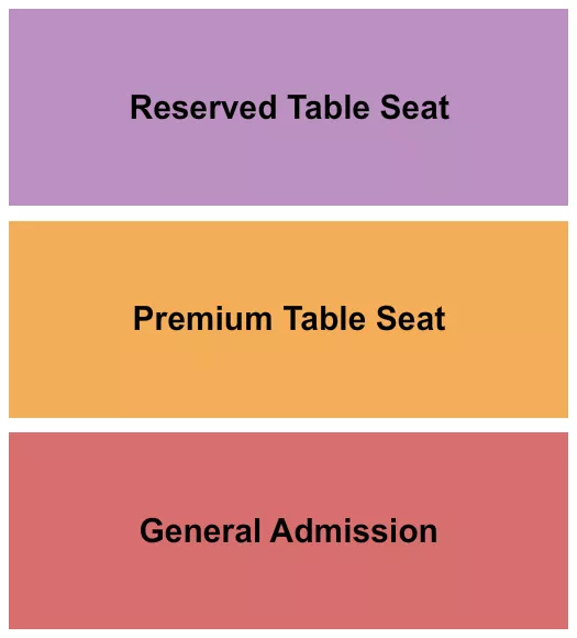 seating chart for Diamond Ballroom - GA/Prem&RSVD Table - eventticketscenter.com