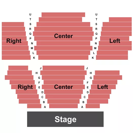 seating chart for Diamond Head Theatre - Endstage - eventticketscenter.com
